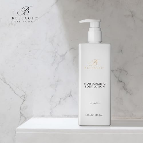 Bellagio Moisturizing Body Lotion - Hydrating Shea Butter - Scented with Cedarwood, Green Mandarin, Lavender - Vegas Hotel Body Lotion - 10 oz