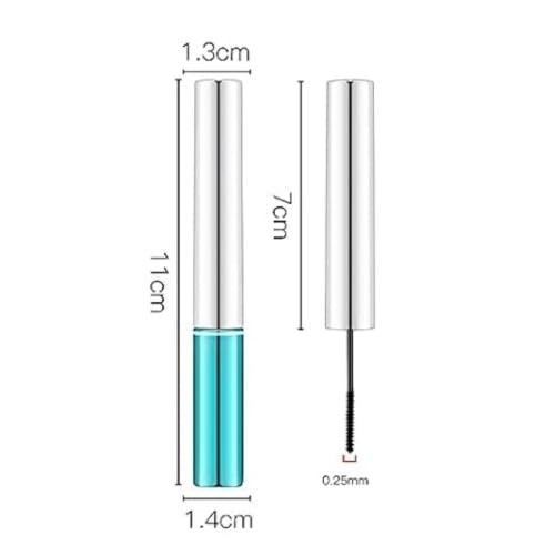 Lesiti Waterproof Mascara for Fine Short Eyelashes - Voluminous Lengthening & Flake-Free, Black, 0.1 Fl Oz