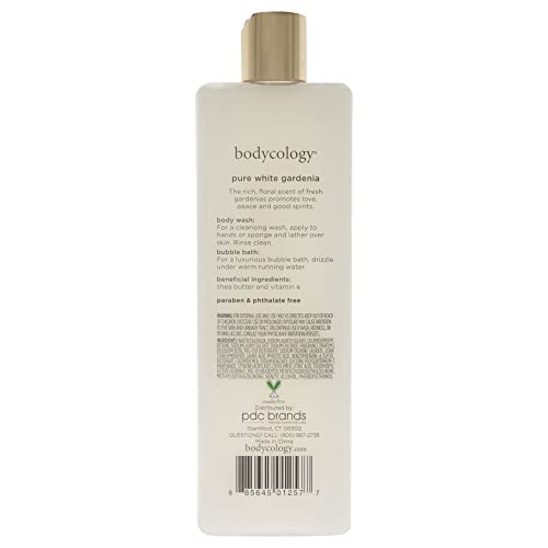 Bodycology Pure White Gardenia Foaming Body Wash (1 Unit),16 Ounces