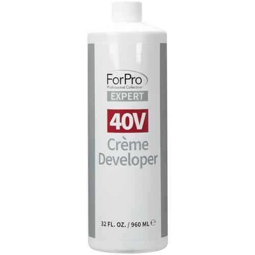 ForPro Expert 40 Volume Cr?me Developer for Hair Lightening, Gray Coverage & Color Deposit with Maximum Lift, 32 Fl Oz