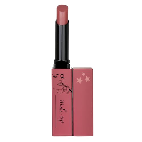 Professional Matte Lipstick, Dusty Rose Pink, Long-Lasting Creamy Formula, 0.12 oz