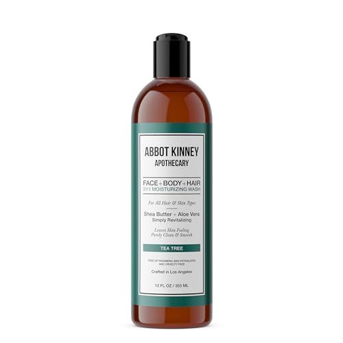 Men's 3-in-1 Body Wash, Shampoo & Conditioner - Tea Tree, 12oz