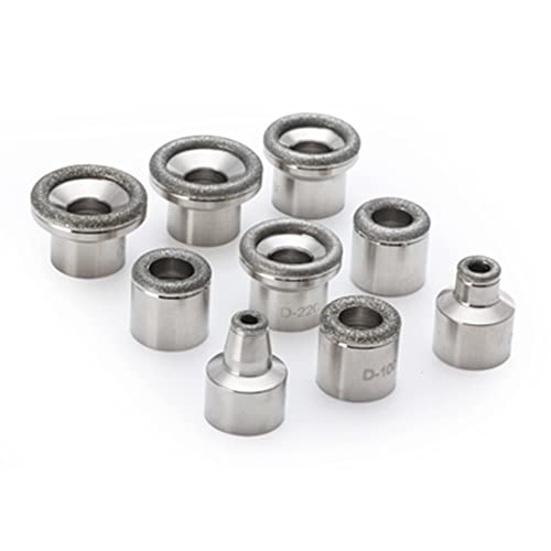 9 Pcs Replacement Diamond Tips for Most Diamond Machines Spa at Home Facial Care Beauty Tool
