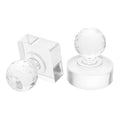 Eyeshadow Pressing Tool 2-Pack with Square & Round Molds