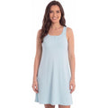 Just Love Women's Sleeveless Henley Nightgown - Soft Stretch Tank Dress