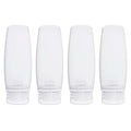 TSA Approved Silicone Travel Bottles 3.4oz - 4 Pack Leak Proof