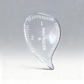 Teardrop Brow Mapping Ruler - 3Pc Set for Eyebrow & Eyeliner