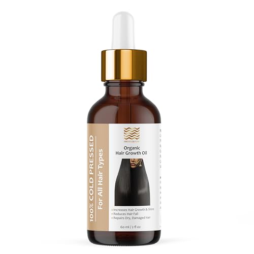 Organic Hair Growth Oil - Amla, Blackseed & Castor, 2 oz