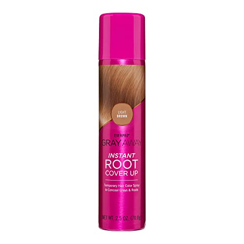 EVERPRO Gray Away Root Cover Spray 2.5oz Light Brown