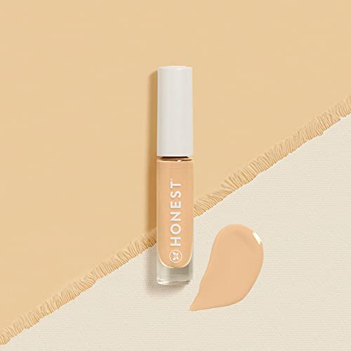 Honest Beauty Fresh Flex Concealer with Niacinamide + Vitamin E + Hyaluronic Acid | Vegan + Cruelty free | Sand, 0.17 fl oz