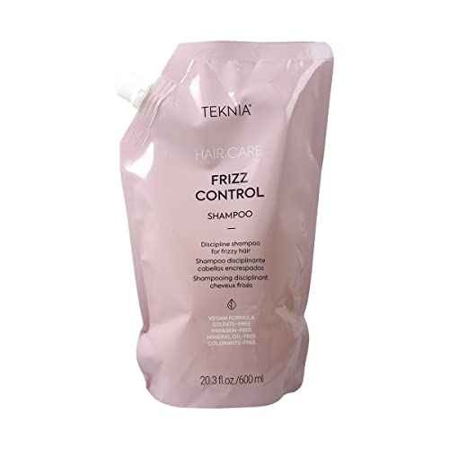 LAKM? Teknia Frizz Control Shampoo, Anti Frizz Shampoo for Frizzy or Curly Hair