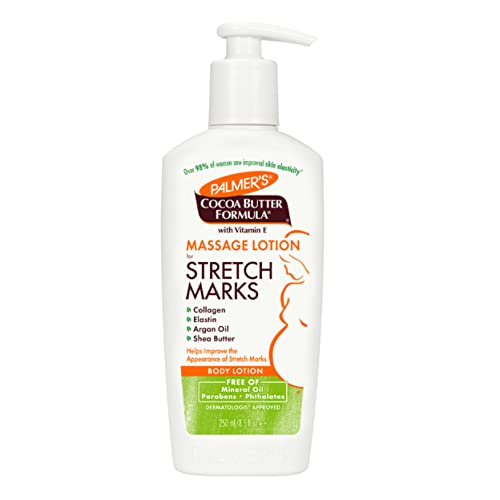 Palmer's Cocoa Butter Formula Skin Therapy Moisturizing Body Oil with Vitamin E, 5.1 Ounces & Cocoa Butter Formula Massage Lotion for Stretch Marks