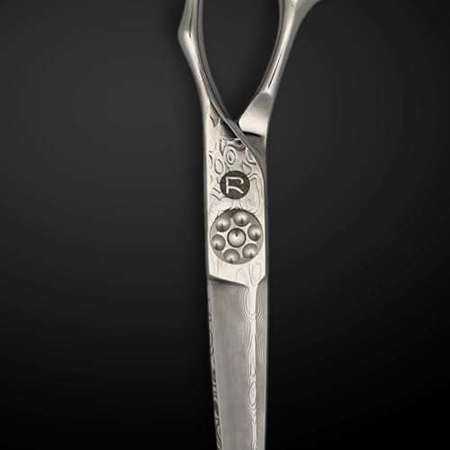 6 Inch Damascus Steel Hair Cutting Shears for Professionals