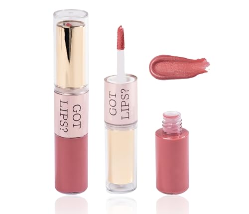 2-in-1 Matte Lipstick & Liquid Lip Gloss - Long Lasting