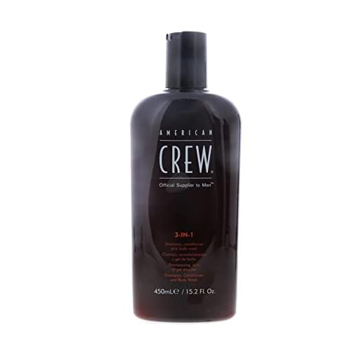 American Crew Classic 3-in-1 Shampoo, Conditioner & Body Wash, 15.2 oz (Pack of 3)