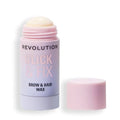 Revolution Beauty London, Slick & Fix Brow & Hair Stick, Easy to Use for All Day Hold, Adds Shine & Softness, Tames Frizz & Flyaways, Coconut Scent, Vegan & Cruelty-Free