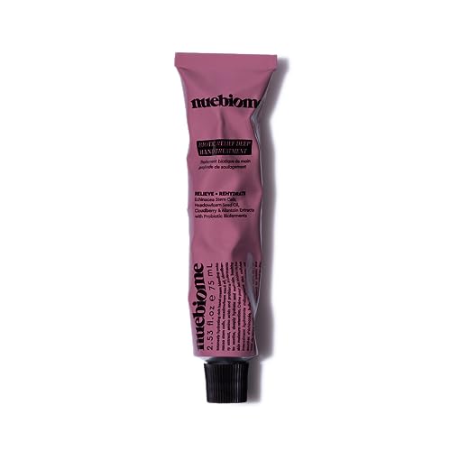 Biotic Relief Deep Hand Cream for Dry Skin | Residue-free Intense Hydration Moisturizer for Hands, Unscented | 75 mL | Paraben, Cruelty-free & Vegan