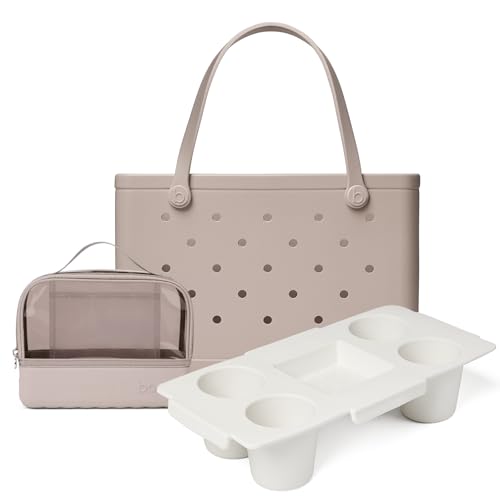 Bogg Bag Large Bundle: Tote + Organizer Pouch + Tray Topper