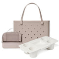 Bogg Bag Large Bundle: Tote + Organizer Pouch + Tray Topper