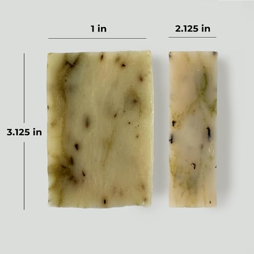 Sulina Shop Peppermint Tea Tree Bath Soaps, Calms & Soothes with Pure Extracts & Essential Oils, Skin Soothing, Moisturizing and Nourishing (Pack of 4, Peppermint Tea Tree)