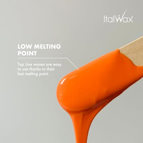 Italwax Top Line Coral Hard Wax Beads 1lb (450 g) ? Creamy Strong Grip Wax for Bikini & Coarse Hair, Suitable for Sensitive Skin, Professional Use ? Made in Italy