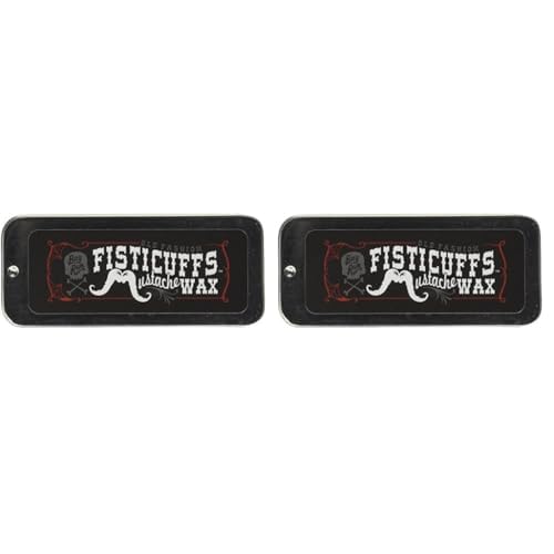Grave Before Shave Fisticuffs Mustache Wax (Bay Rum Scent) (Pack of 2)