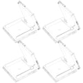 DOITOOL 4Pcs Empty Eyeshadow Pans Square Refillable Makeup Palettes