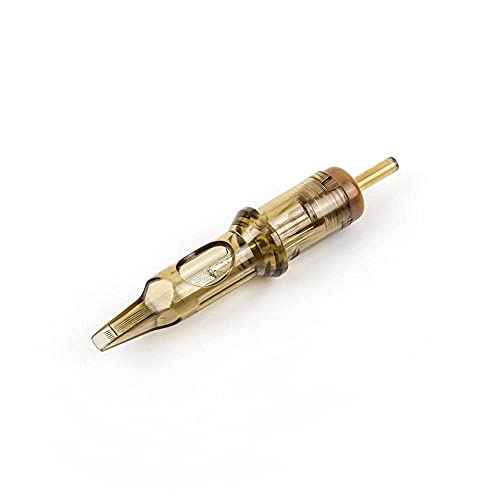 Kwadron Cartridge Tattoo Needles Cartridges, Box of 20, Round Liners Long Taper TEXTURED - 7 Round Liner Long Taper - 35/7RLLT-T