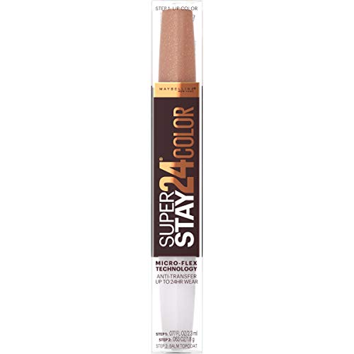 Maybelline SuperStay 24, 2-Step Liquid Lipstick, Coffee Edition, Chai Once More