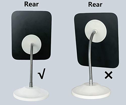 YEAKE Adjustable Gooseneck Makeup Mirror with Stand