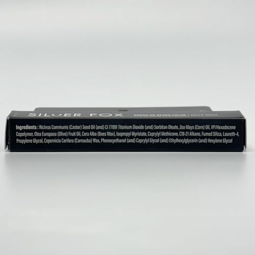 Barber's Choice Silver Line Beard Color Brush - White Hair