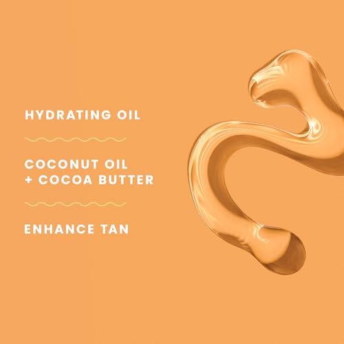 Hawaiian Tropic Dark Tanning Oil 2-Pack - 8 Fl Oz Each, Moisturizing Sun Oil with Coconut & Cocoa Butter