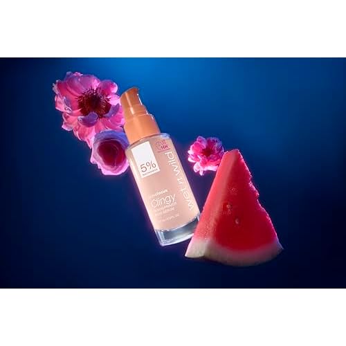 wet n wild Prime Focus Clingy Serum Primer, Hydrating & Brightening with 5% Niacinamide & 8% Glycerin, Long-Lasting 16-Hour Wear, Dewy Finish Skin-Enhancing Formula, Cruelty-Free