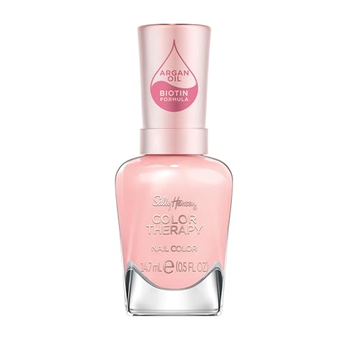 Sally Hansen Color Therapy Nail Polish with Argan Oil - 220 Rosy Quartz
