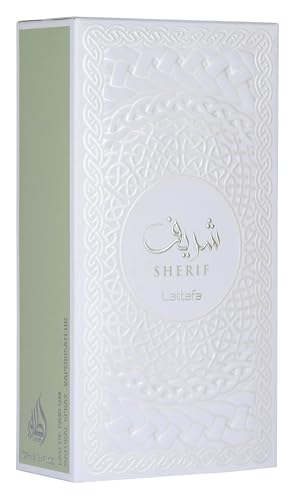 Lattafa Sherif Unisex Eau de Parfum - Long-Lasting Fruit & Woody Fragrance 3.4oz / 100ml