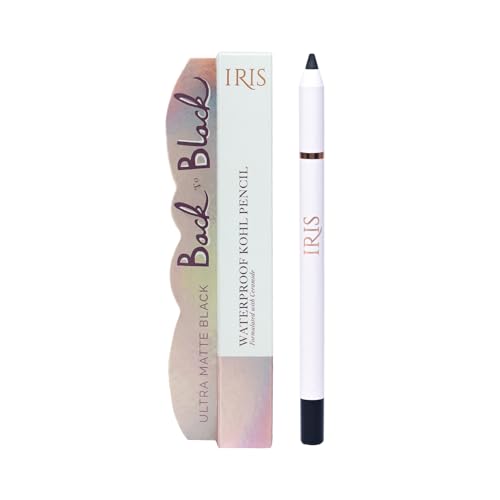 IRIS Waterproof Kajal Pencil - 24 Hour Ultra Black Matte