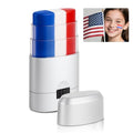 Patriotic Red White and Blue Face Paint Stick - 4th of July Makeup