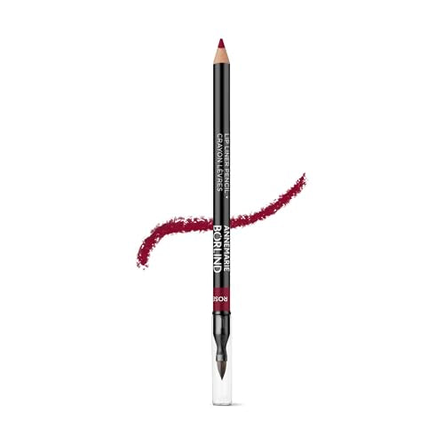 ANNEMARIE B?RLIND Natural Lip Liner Pencil Rosewood (.03 fl oz) - Smooth and easy to blend for precise application, Vegan