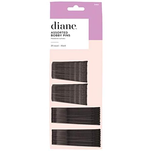 Diane Combo Bob Pins, Black, 50 count