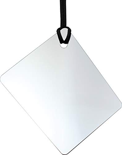 Mirror On A Rope ReflectX Travel Shower Mirror Unclad - Fog & Shadow Free, Durable, Made in USA