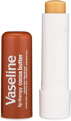 Vaseline Lip Therapy Cocoa Butter Twin Pack - 2 Count, Hydrating Lip Balm