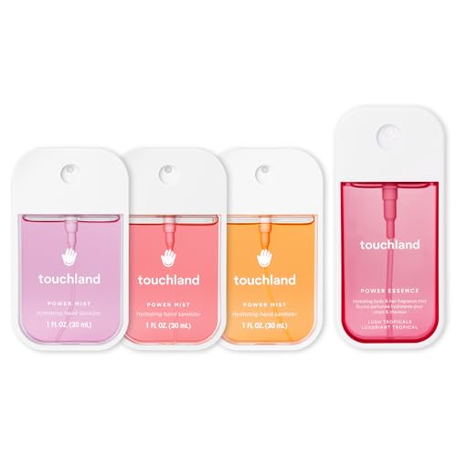 Touchland Juicy Bliss Travel Gift Set - Hydrating Hand Sanitizer & Body Mist