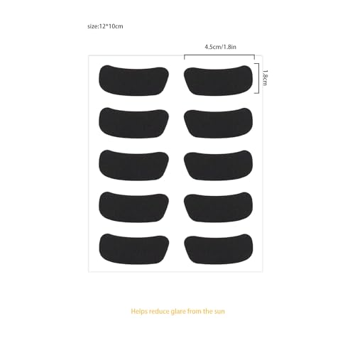 Dohia Sports Eye Black Stickers - 20 Pack for Baseball & Football
