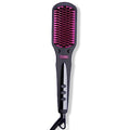 TYMO Ionic Hair Straightener Brush - Elegant Matte Black, 16 Temp Settings