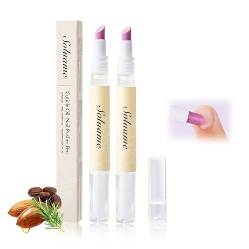 NIZENTA 45° Cuticle Oil Pusher Pen - Nourishes & Exfoliates Nails
