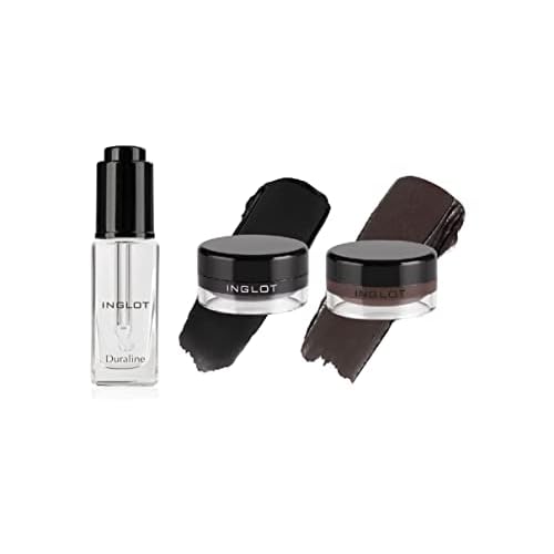 INGLOT Bundle - Duraline, AMC Eyeliner Gel 77 and AMC Eyeliner Gel 90 (3-Piece)