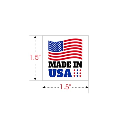 Patriotic Temporary Tattoos for Kids, 144-Pack 1.5" - Non-Toxic