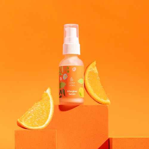 Vitamin C Serum for Face - LUMA & LEAF Brightening Serum with Jojoba Oil, Reduces Dark Spots, Uneven Skin Tone, Discoloration, and Sensitive Skin Care - 1 FL Oz