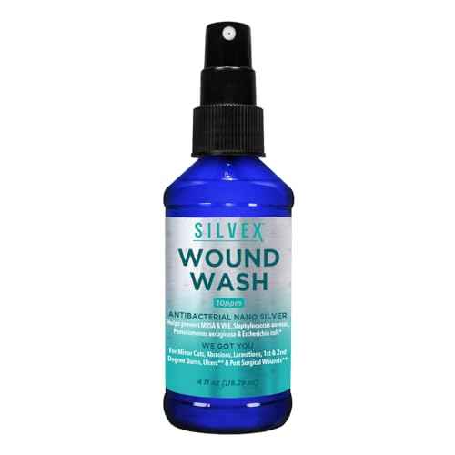 Be Smart Get Prepared Silvex Wound Wash 4oz - Minor Cut, Abrasion,1st Degree Burn