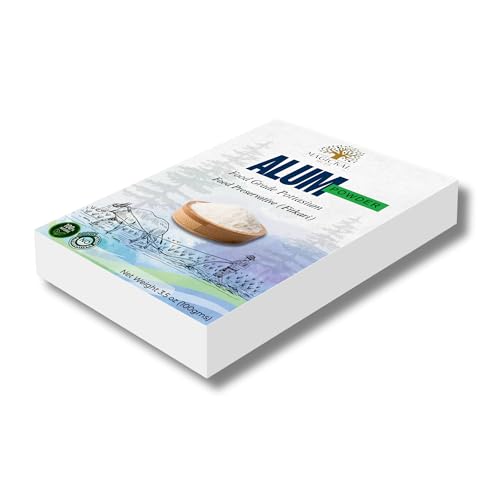 Alum Powder 3.5 oz ? 100% Pure Phitkari | Natural Piedra de Alumbre | Potassium Alum Powder for Skin, Canker Sores, Deodorant, Water Purification & DIY | Fitkari Alum | Alumbre en Polvo